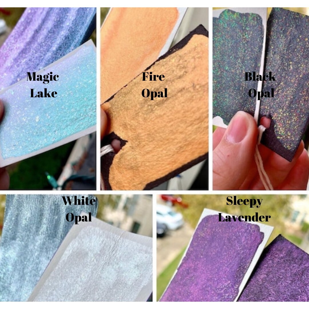 Opal Serie DOT CARD | Handmade Watercolors | Opals | Opal Series | Christmas Gifts | Best Selling Watercolors | Watercolors | Holiday Gift