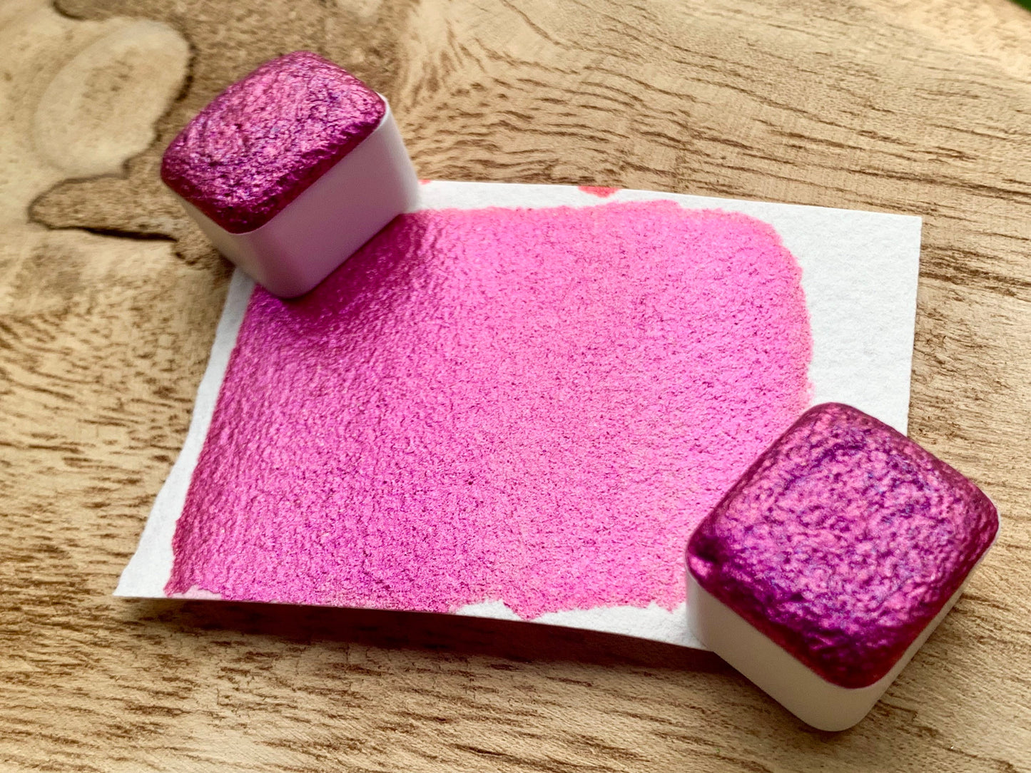 Malibu | Large Particle Mica | Handmade Watercolors | Handmade Paint | Watercolors | Watercolor Artist | Handmade Watercolor | Calligraphy