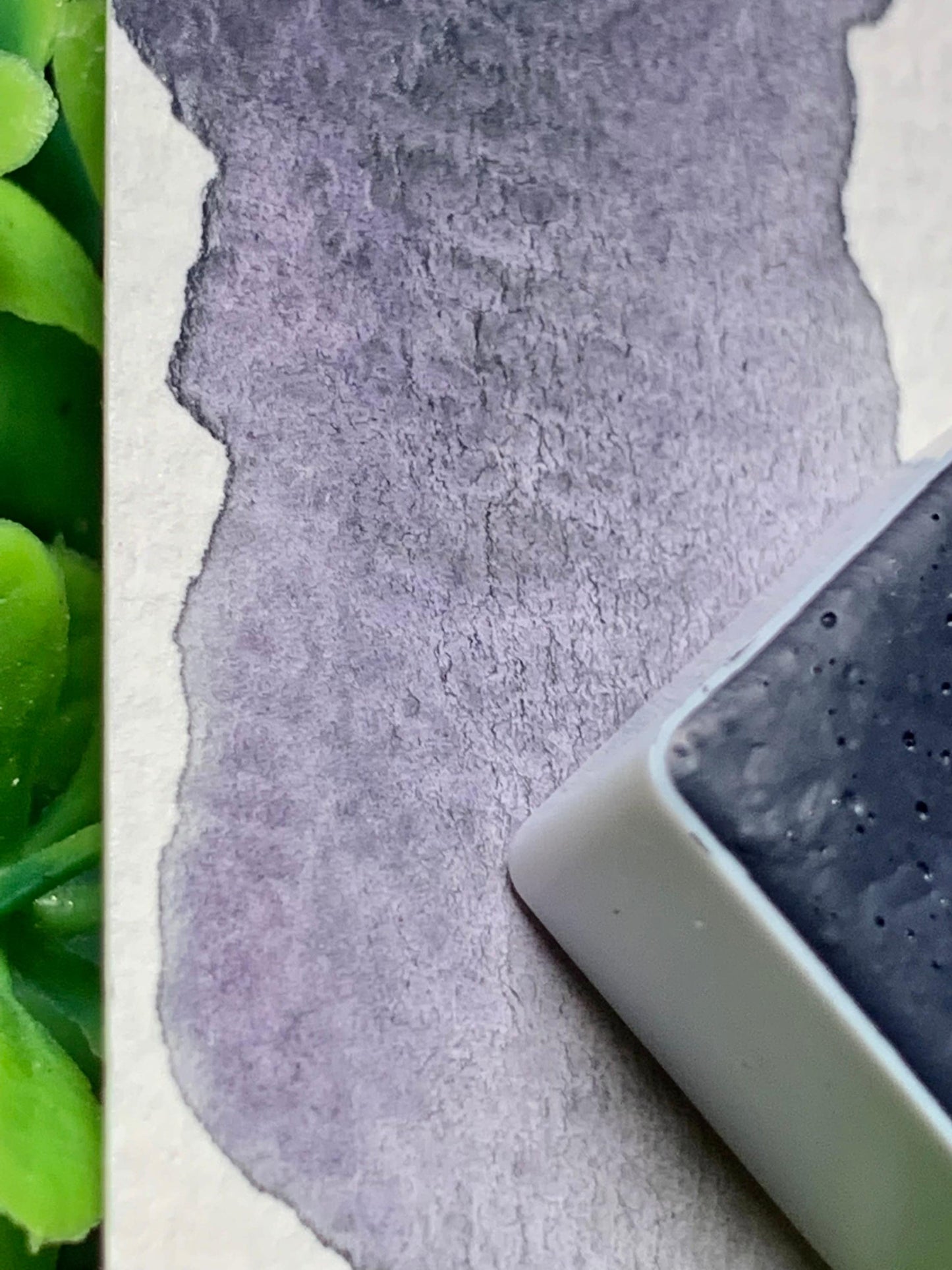 BF11M | Handmade Watercolors | GRANULATING | Handmade Cards | Watercolor Florals | Matte Pigment | Half Pans