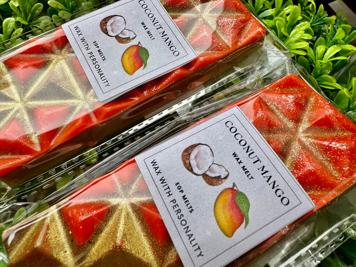 Coconut Mango EGP Melts | Fruit Scented Melts | Snap Bar | Wax Melt | Wax With Personality |