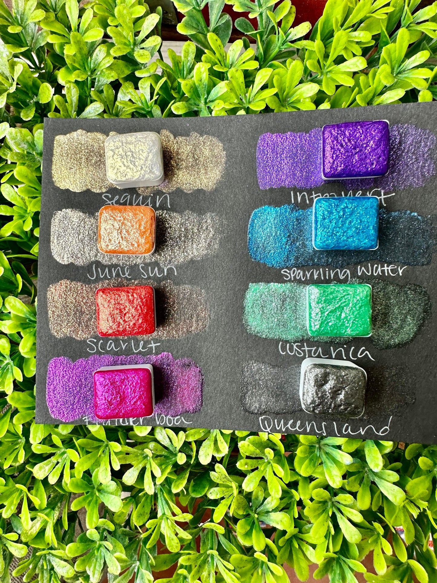Sparkle Set | Handmade Watercolors | Handmade Paint | Watercolors | Watercolor Artist | Handmade Cards | Glitter Watercolors |