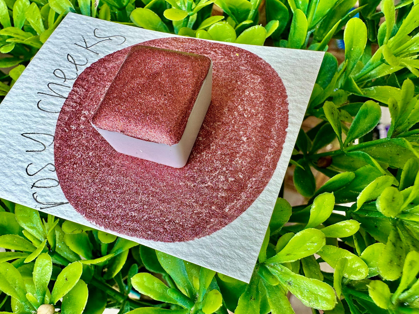 Rosy Cheeks | Chrome | Handmade Watercolors | Handmade Paint | Watercolors | Watercolor | Watercolor Artist