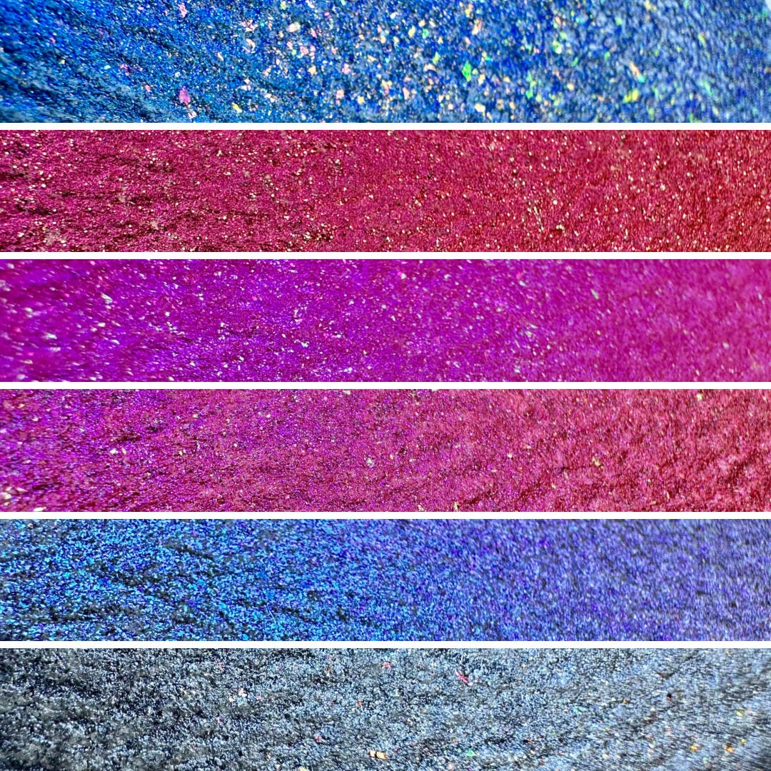 Rupaul Series Card | Handmade Watercolors | Handmade Paint | Shimmer Paint | Colorshift | Dot Cards | Sample