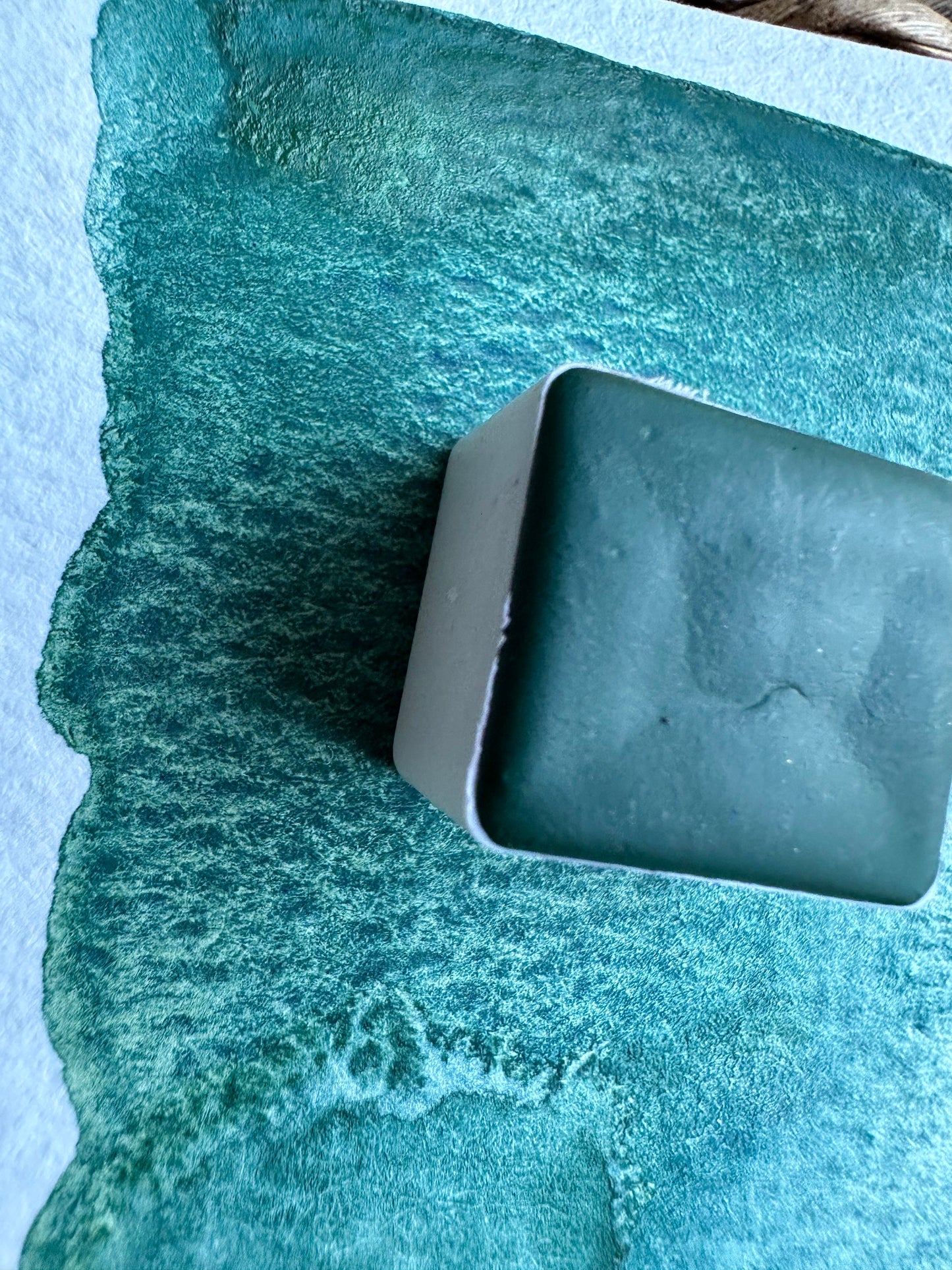Cyanobacteria | Granulation | Handmade Watercolors | Paint | Watercolors | Watercolor Artist | Granulating Watercolor