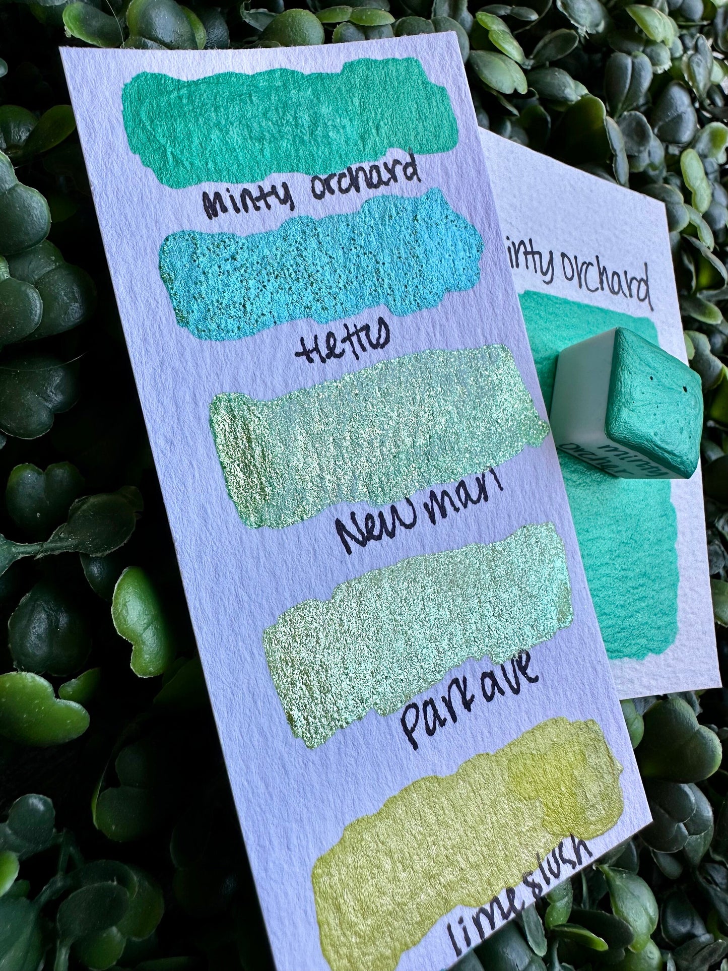 Minty Orchard | Handmade Watercolors | Handmade Paint | Watercolors | Watercolor | Watercolor Artist