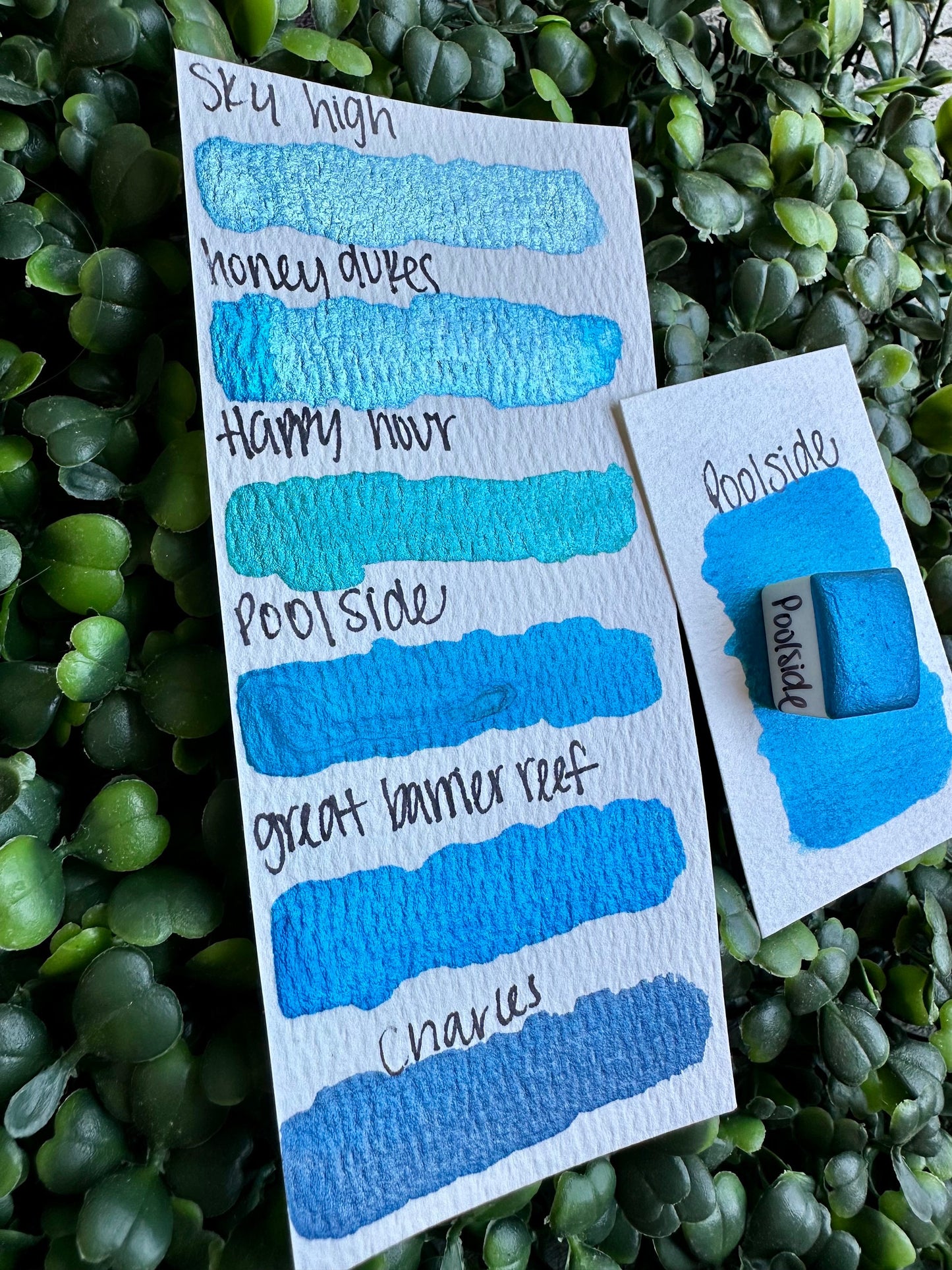 Pool Side | Handmade Watercolors | Handmade Paint | Watercolors | Watercolor | Watercolor Artist