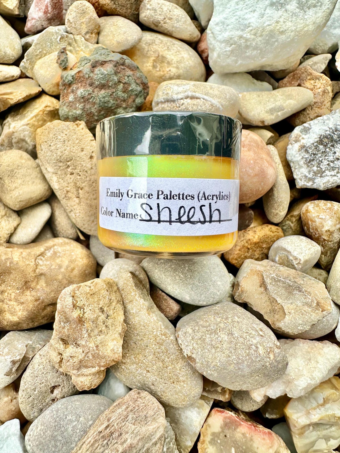 Sheesh | Handmade Acrylic Paint | Handmade Paint | Acrylic Artist | Watercolor | Acrylic Shimmer Artist