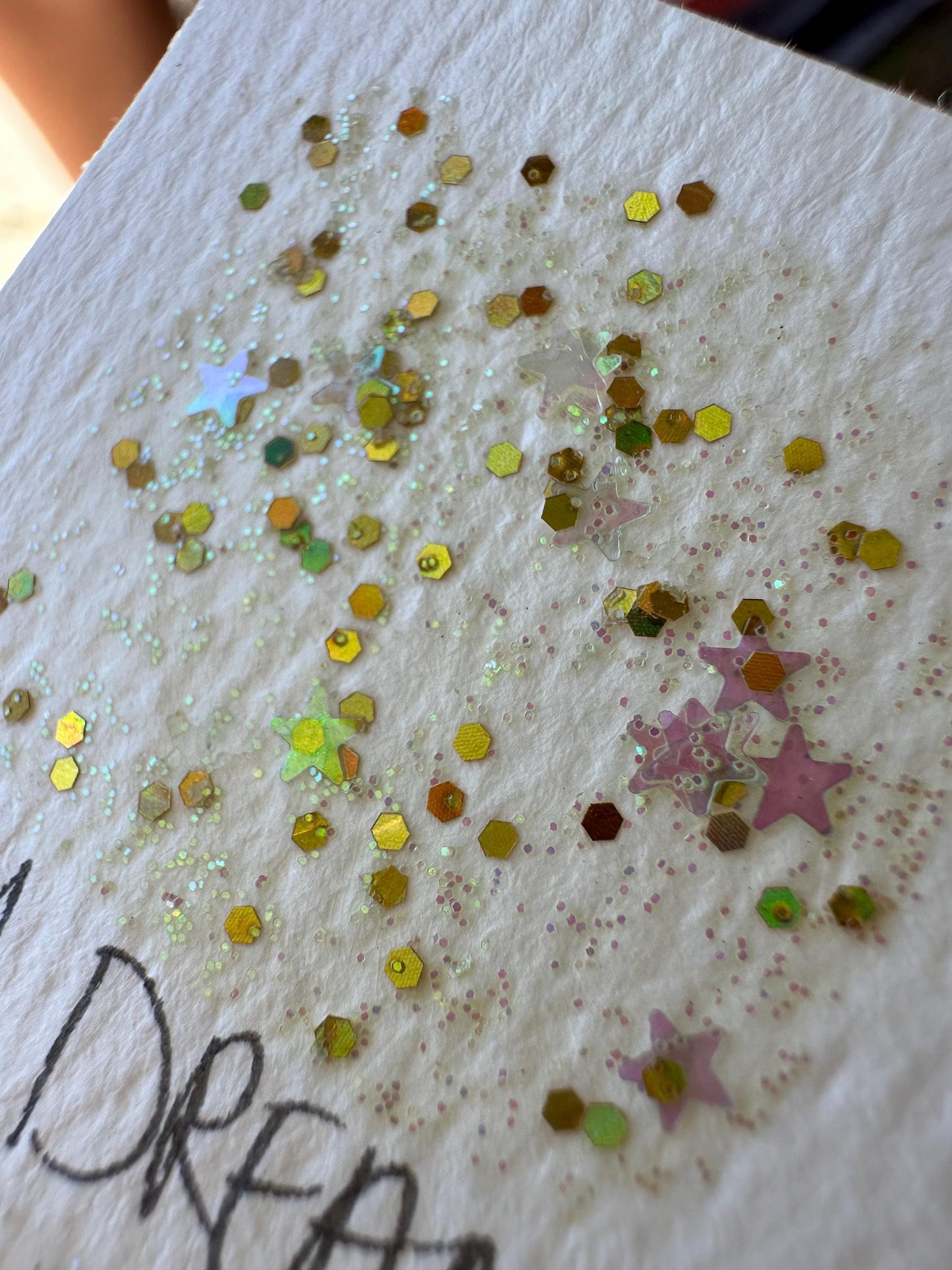 Day Dream | Handmade Watercolors | Handmade Paint | Watercolors | Watercolor Glitter | Handmade Cards | Calligraphy | Lettering
