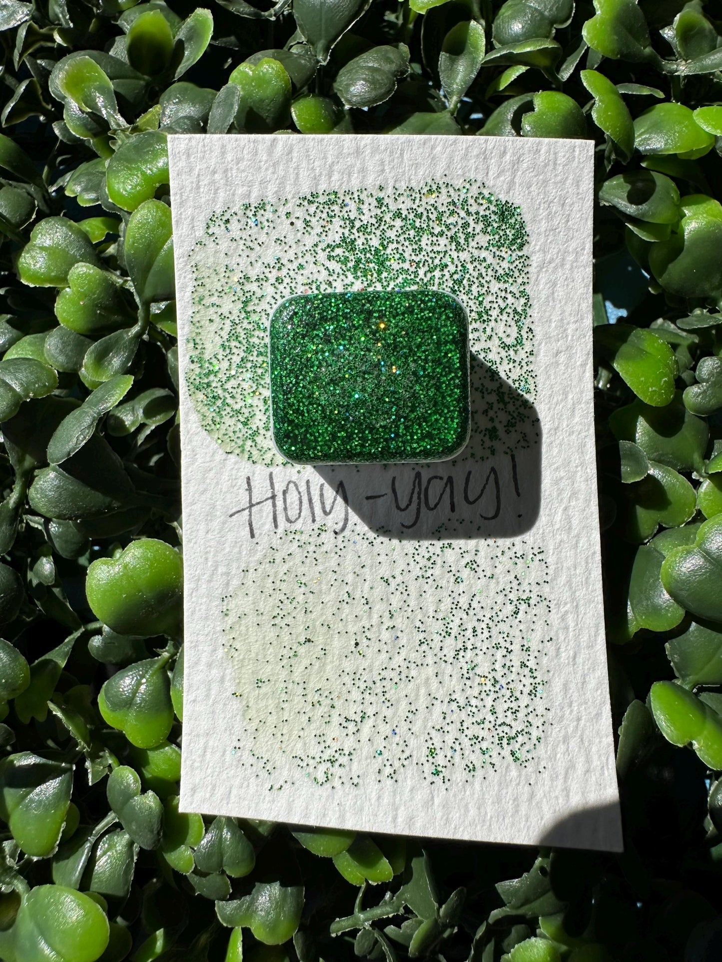 Holly-Yay | Handmade Watercolors | Handmade Paint | Watercolors | Watercolor Glitter | Handmade Cards | Calligraphy | Lettering