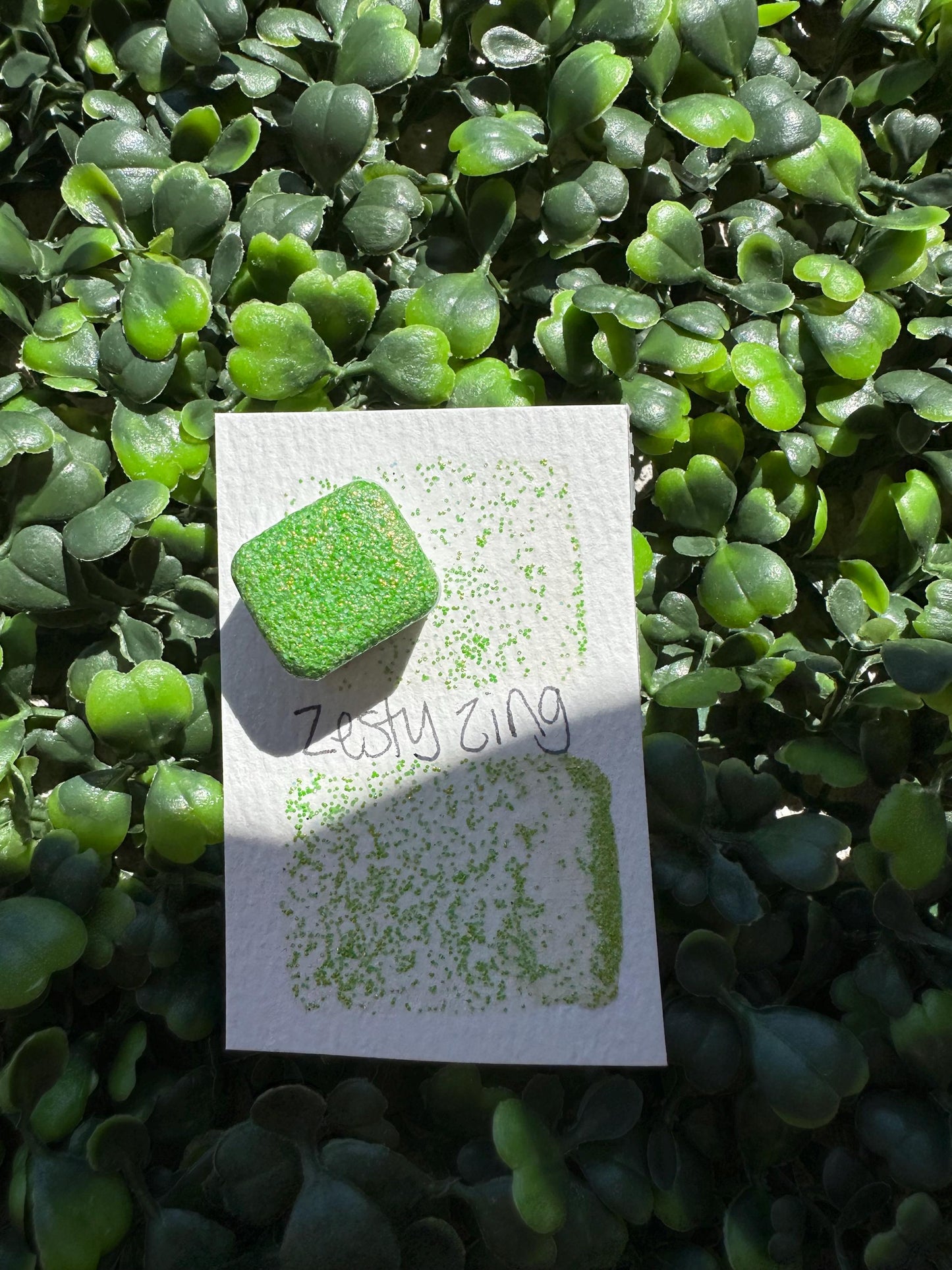 Zesty Zing | Handmade Watercolors | Handmade Paint | Watercolors | Watercolor Glitter | Handmade Cards | Calligraphy | Lettering