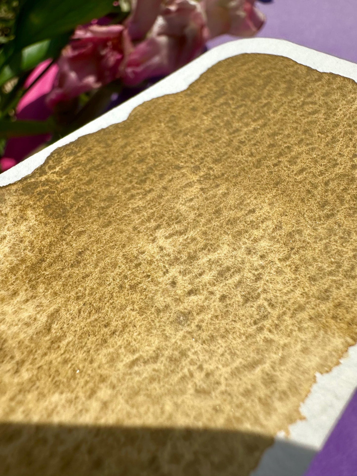 Olive | Granulation | Handmade Watercolors | Handmade Paint | Watercolors | Watercolor Artist | Granulating Watercolor