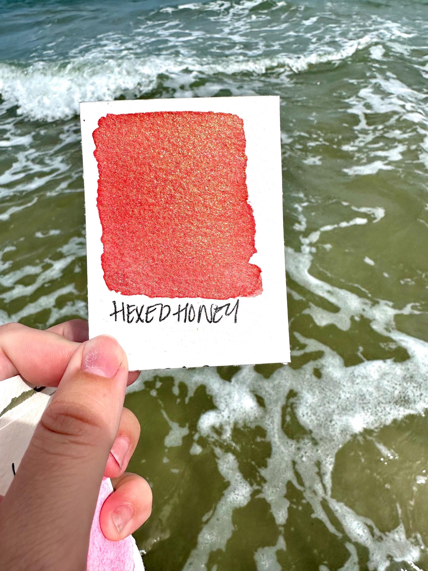 Hexed Honey | Spooky Season | Handmade Watercolors | Handmade Paint | Watercolors | Watercolor | Watercolor Artist |Shimmer Paint | Matte