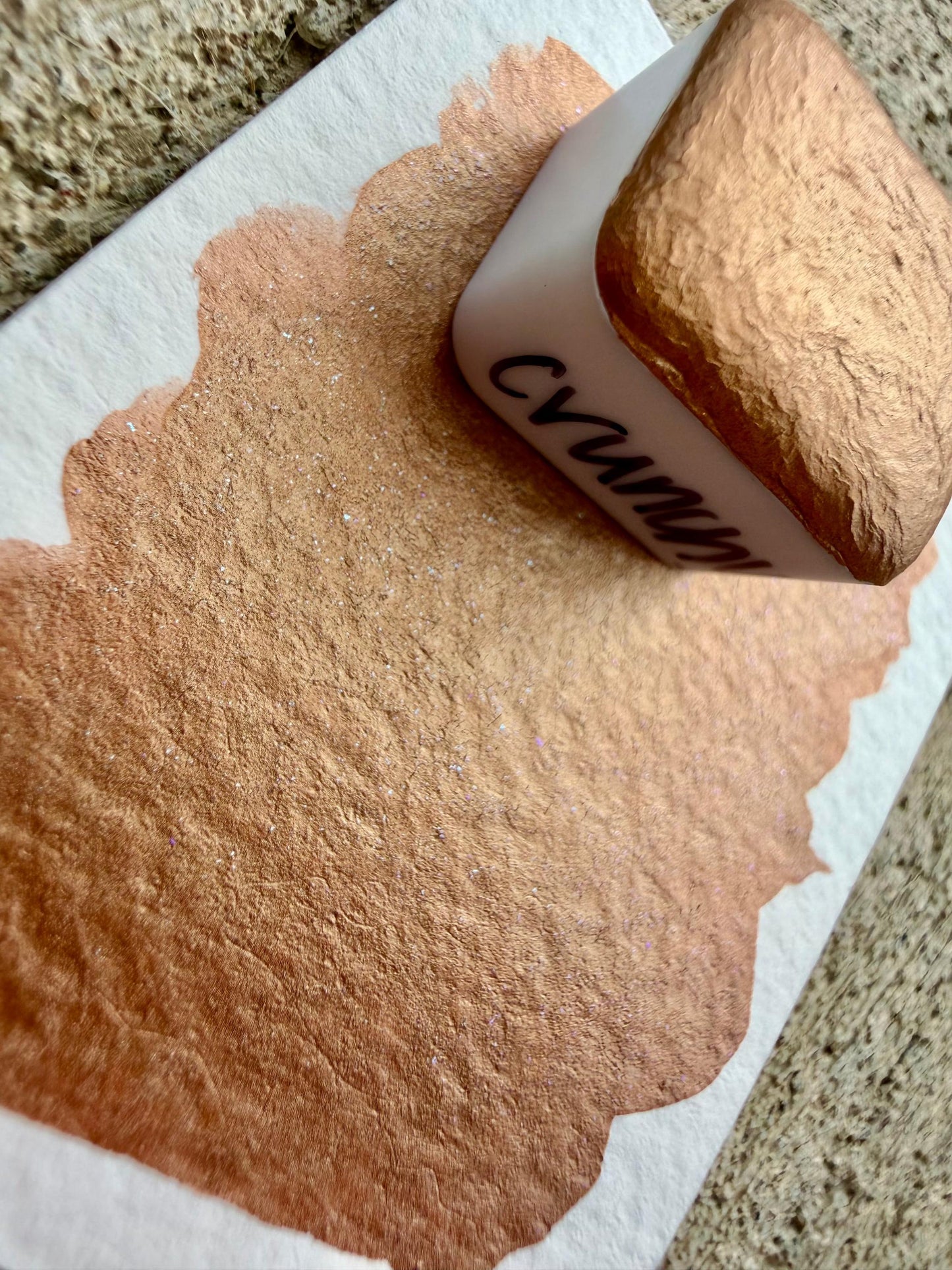 Crunchy - Half Pan, Shimmer Gold/Bronze