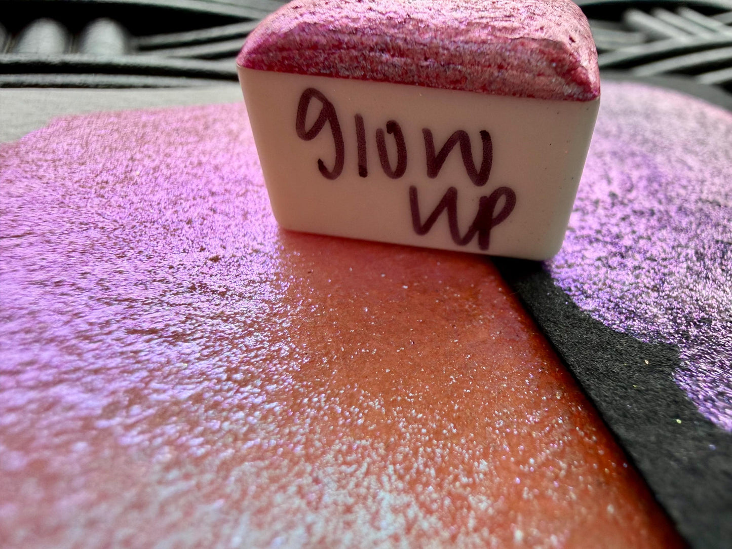 Glow Up | Handmade Watercolors | Handmade Paint | Calligraphy | Lettering | Shift Pigment