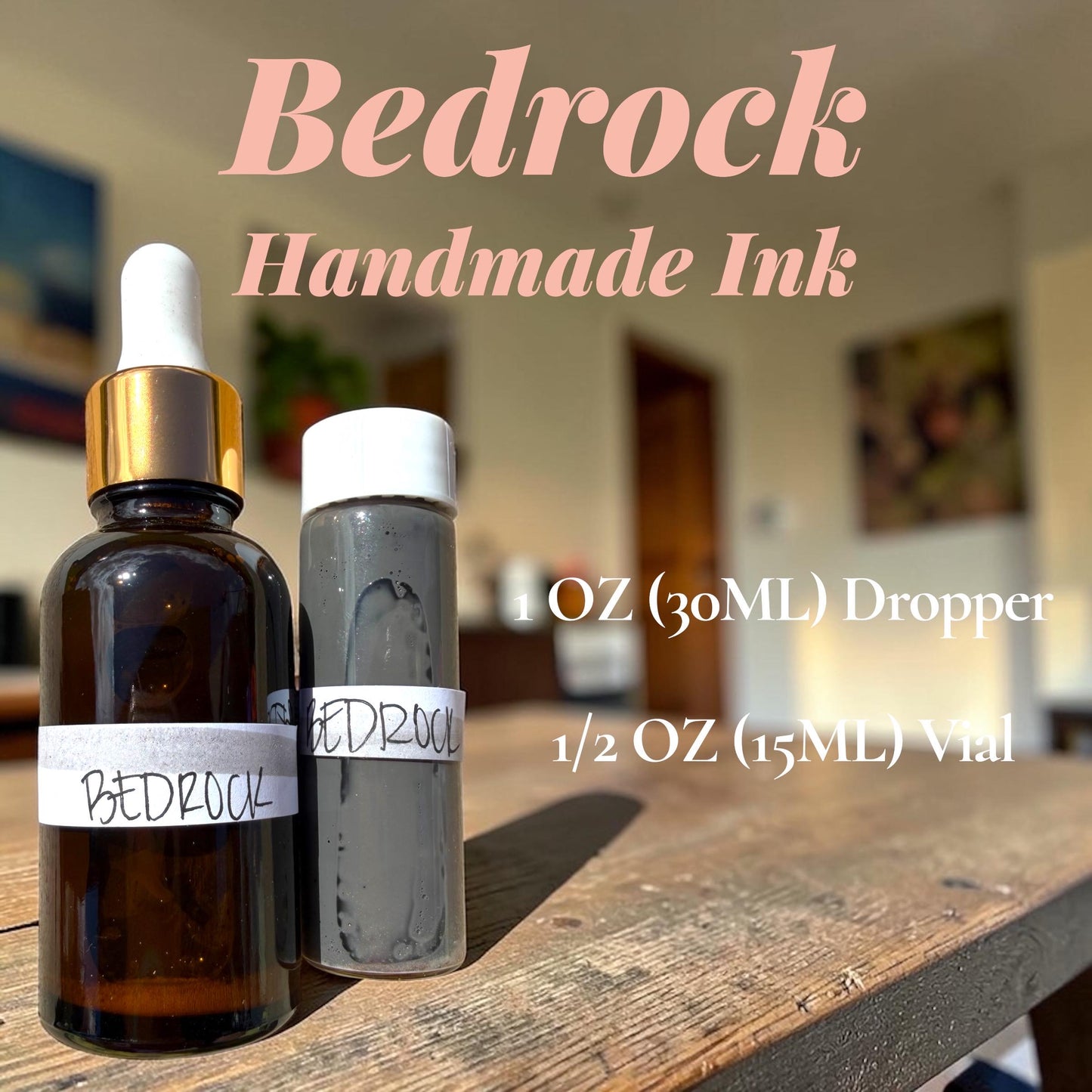Bedrock | Shimmer Ink | Handmade Ink | Calligraphy | Handmade Cards | Watercolor Ink | Colorshift Ink | Drawing Ink | Art Ink | Ink