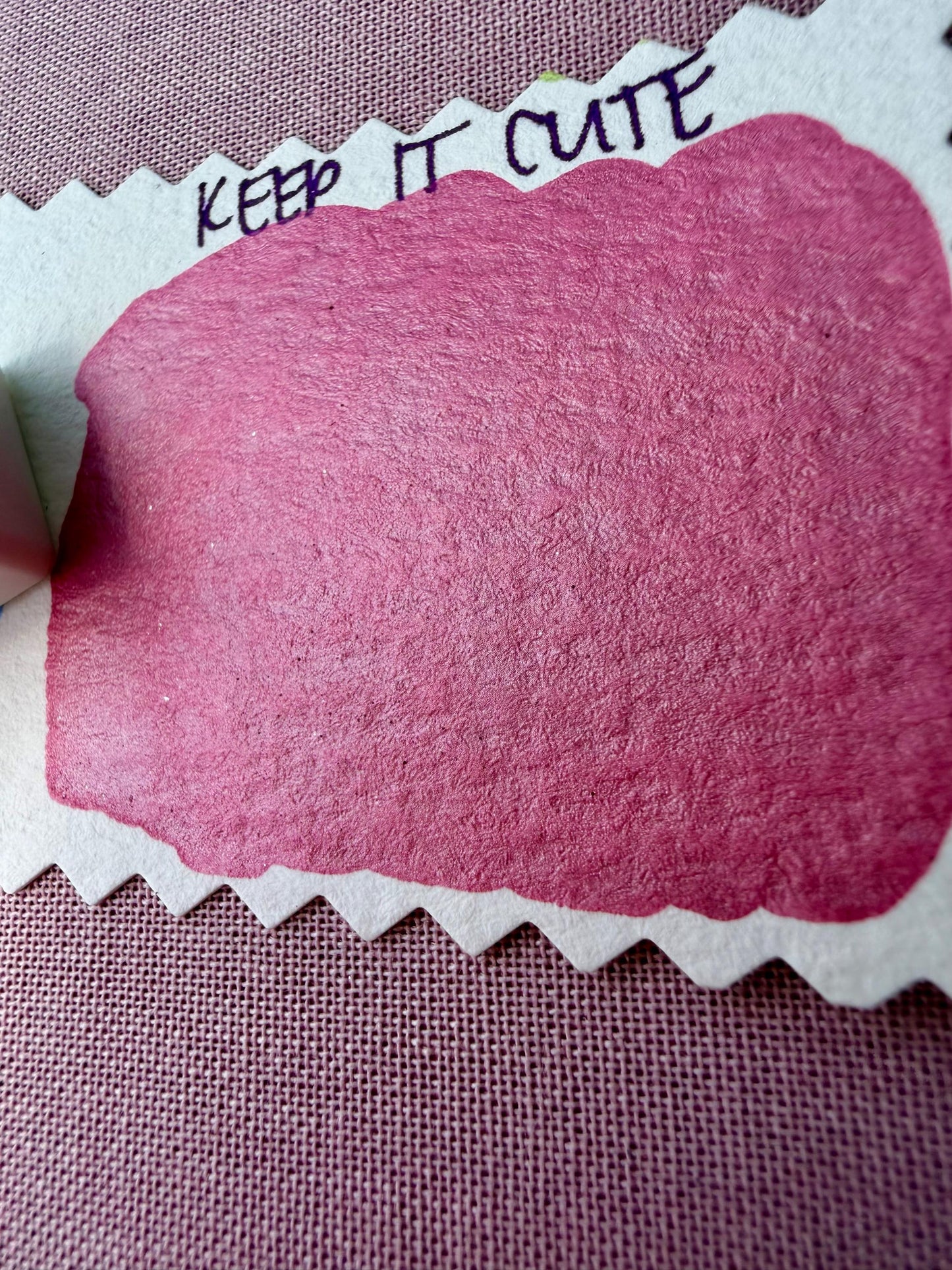 Keep It Cute | Handmade Watercolors | Handmade Paint | Calligraphy | Lettering | Colorshift | Artist Paints | Watercolor Artist