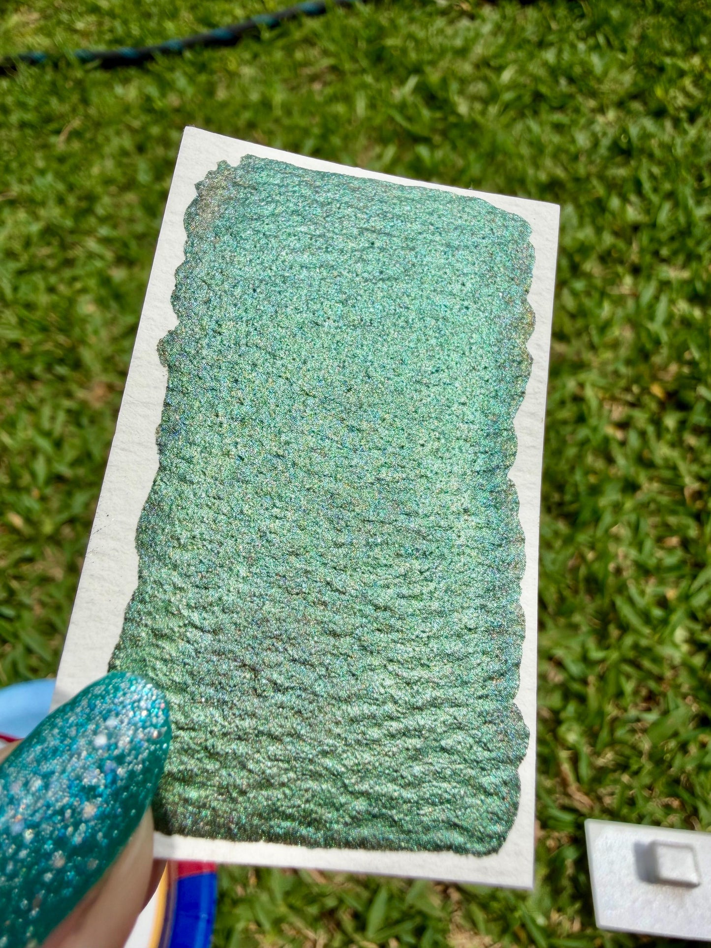 Mistletoe | Christmas Palette | Handmade Watercolors | Handmade Paint | Watercolors | Watercolor | Watercolor Artist | Green Paint