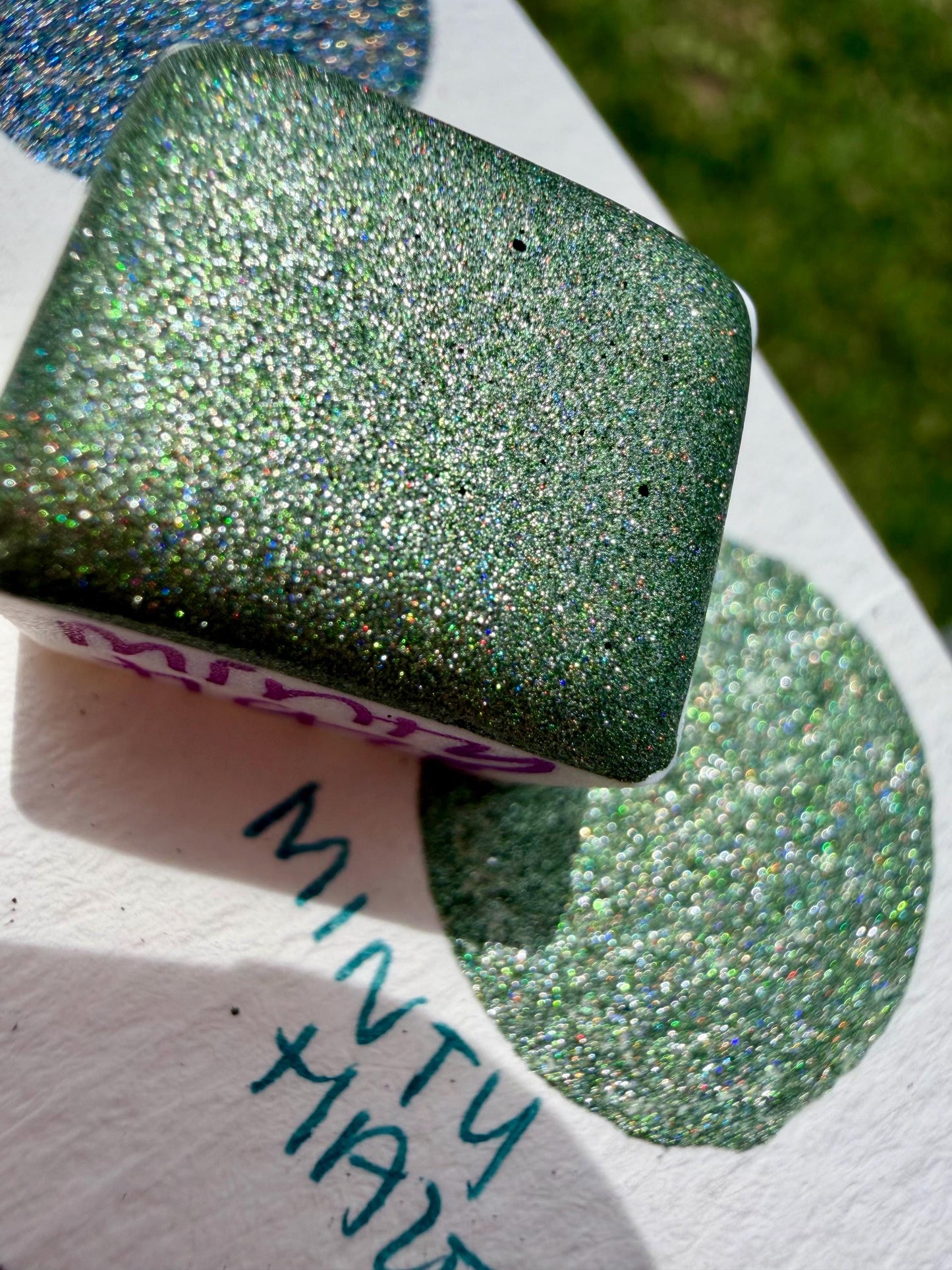 Minty Haze | Handmade Watercolors | Handmade Paint | Watercolors | Watercolor | Handmade Cards | Chrome Watercolors