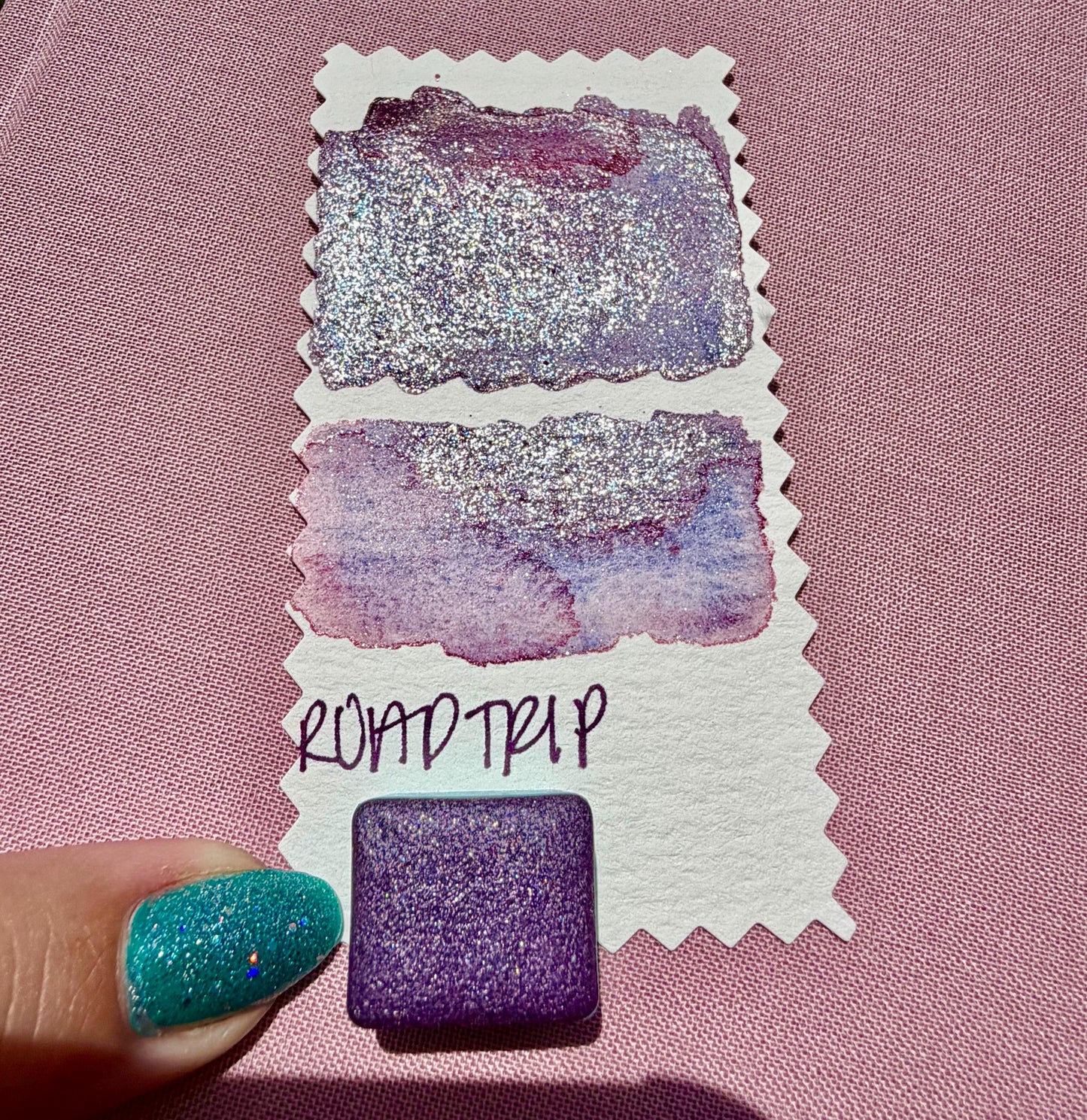 Road Trip | Handmade Watercolors | Handmade Paint | Calligraphy | Lettering | Colorshift | Artist Paints | Watercolor Artist