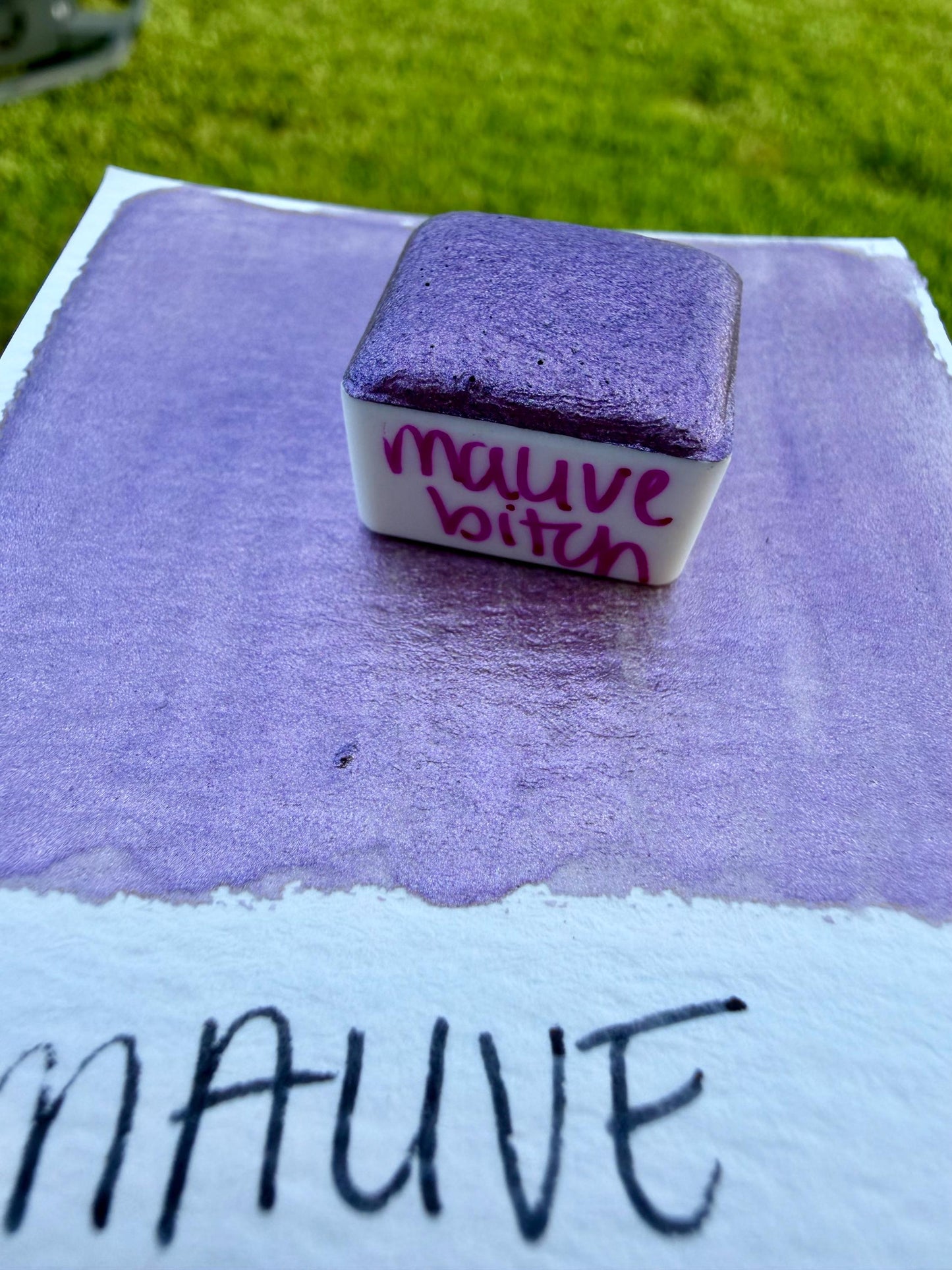 Mauve Bitch | Handmade Watercolors | Handmade Paint | Watercolors | Watercolor | Watercolor Artist