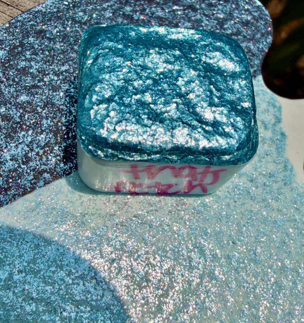 That’s Fetch | Large Particle Mica | Handmade Watercolors | Handmade Paint | Watercolors | Watercolor Artist | Handmade Watercolor |