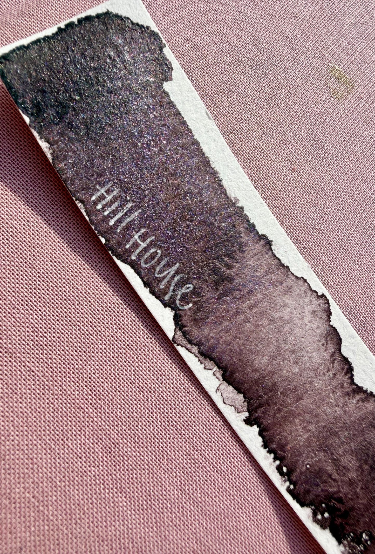 Hill House | Limited Color | Matte and Shimmer Blend | XL Metal Squiggle Pan | Handmade Paint | Watercolors | Watercolor |