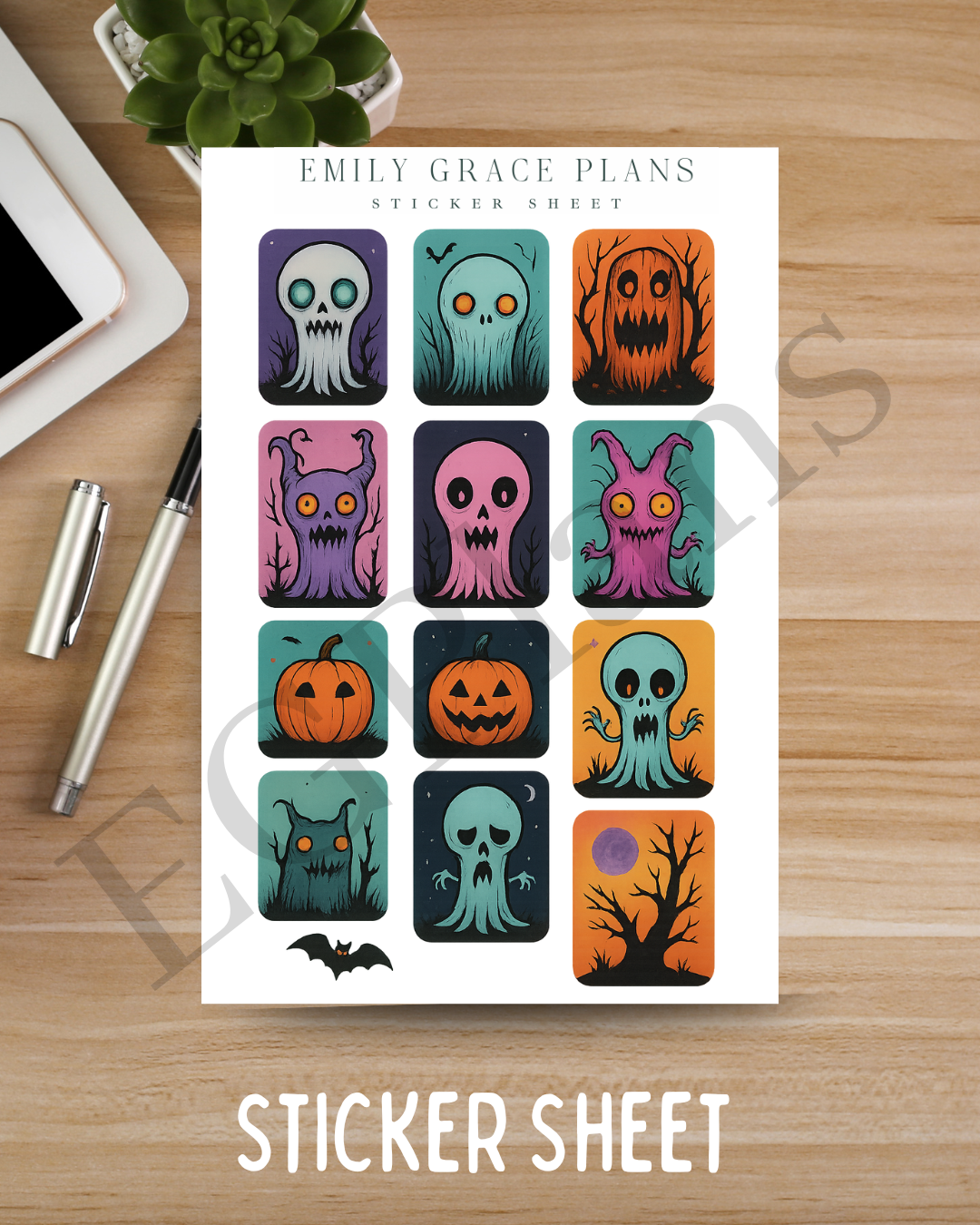 Creepy Spooky Planner Essentials