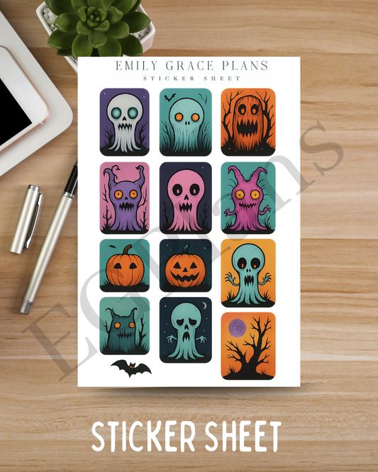 Creepy Spooky Planner Essentials
