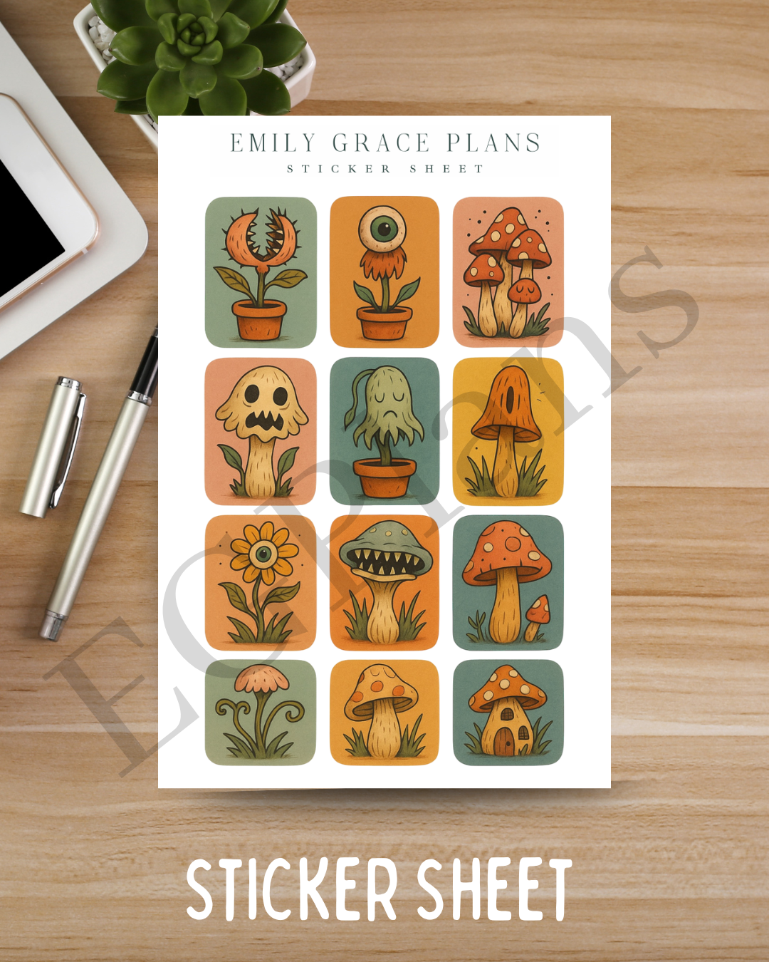 Little Creepy Creatures & Mushies