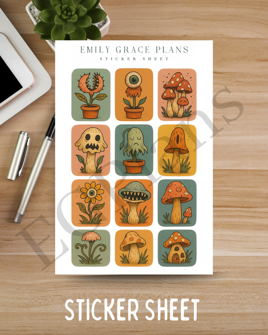 Little Creepy Creatures & Mushies