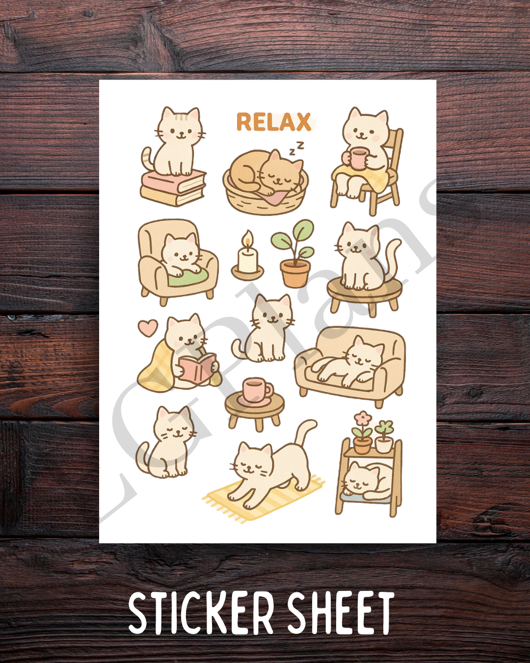 Kawaii Cats Relax