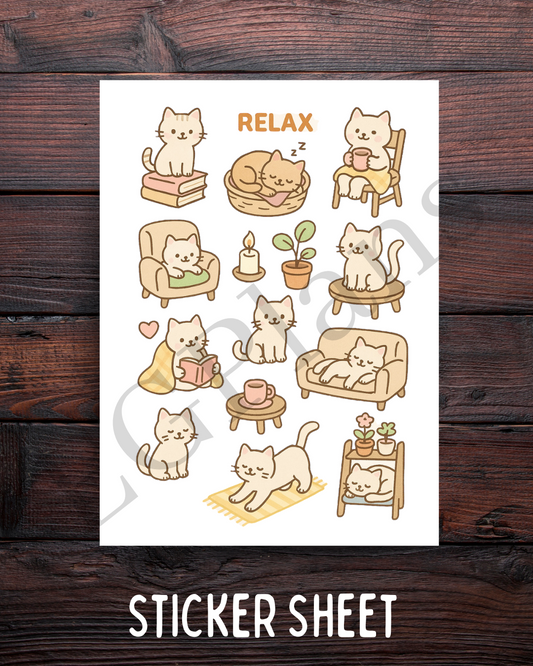 Kawaii Cats Relax