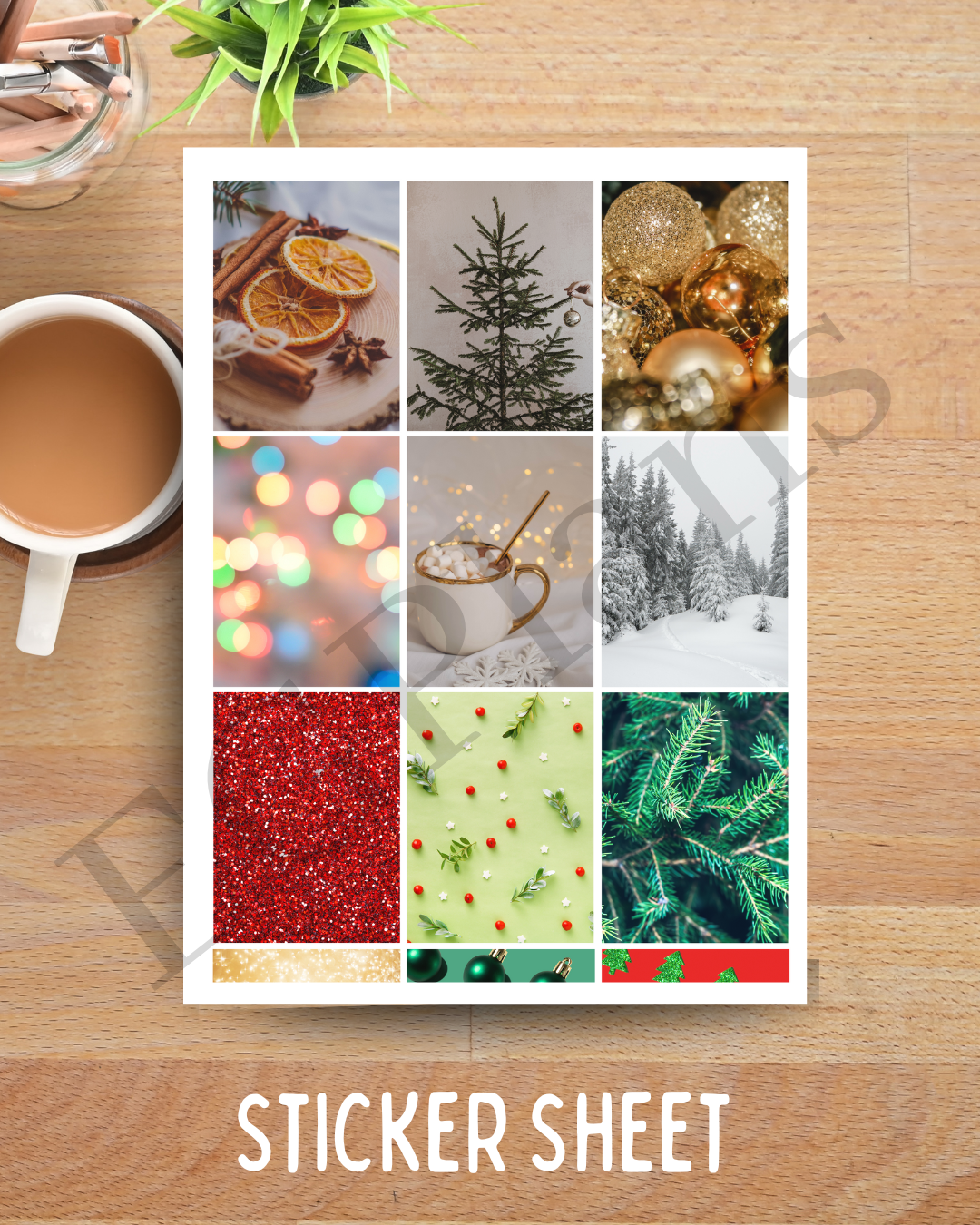 Planner Boxes Christmas Vibes