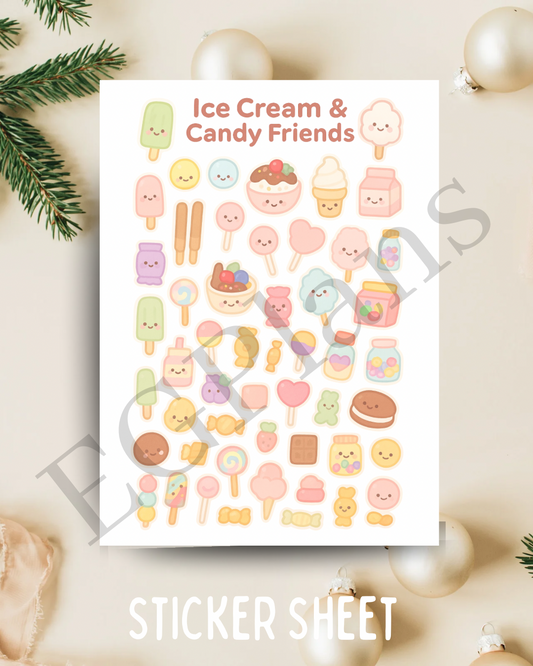 Kawaii Ice Cream & Candy Friends