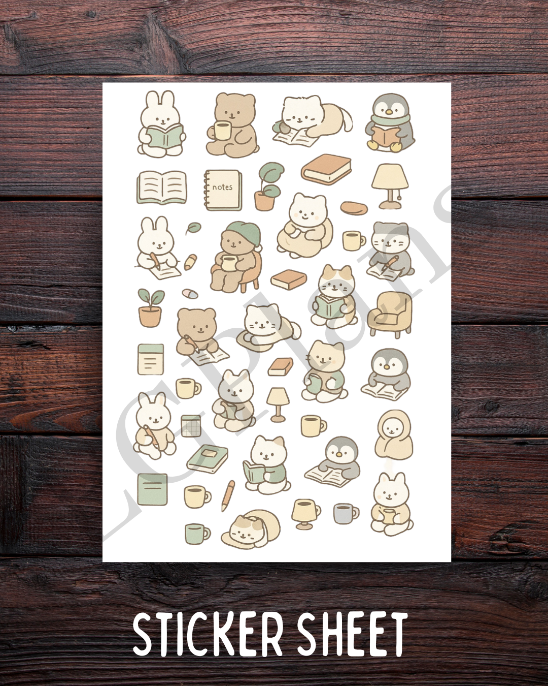 Mini Kawaii Books & Animals