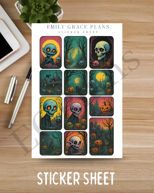 Creepy Cryptid Spooky Planner Essentials