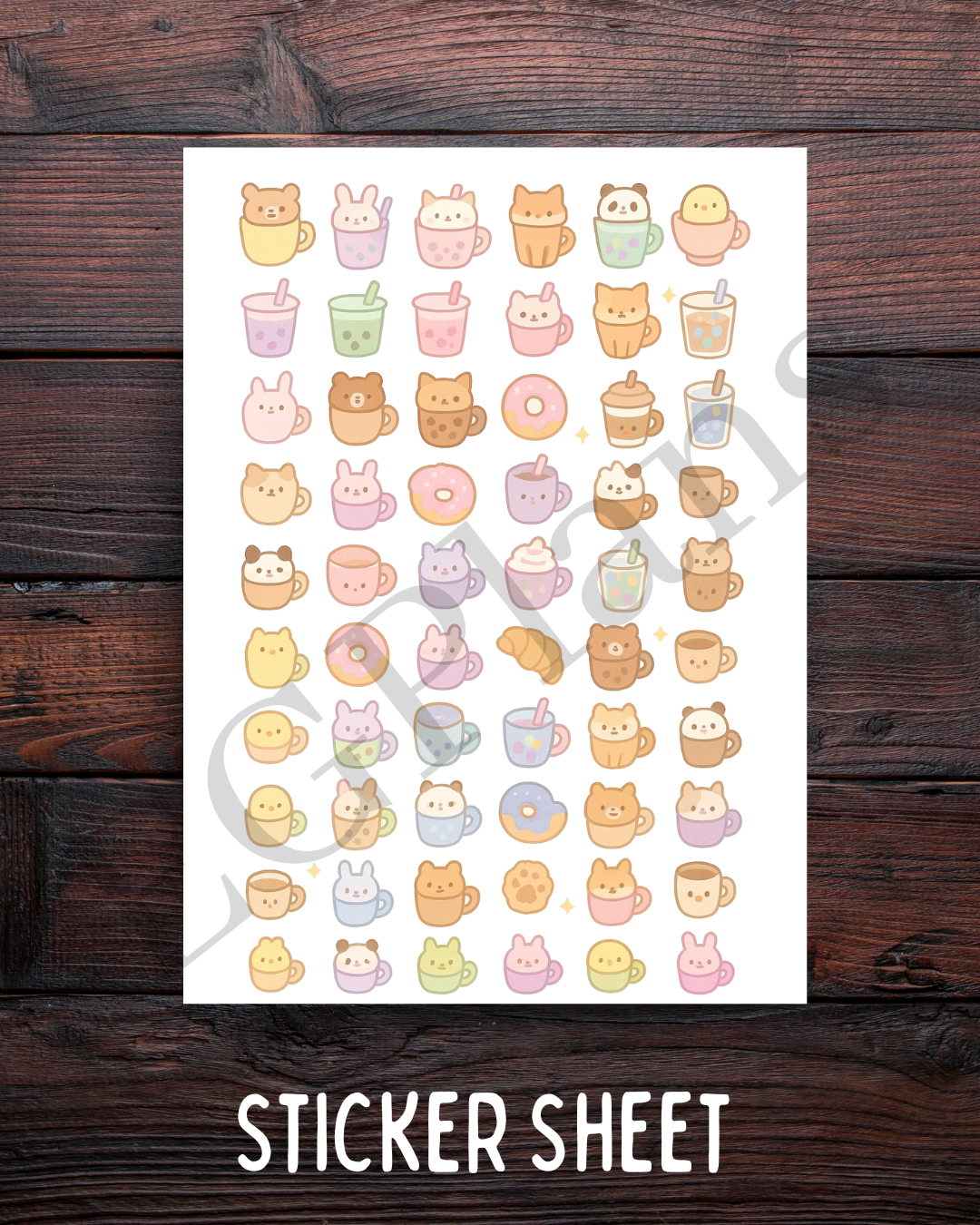 Mini Kawaii Cups & Animals