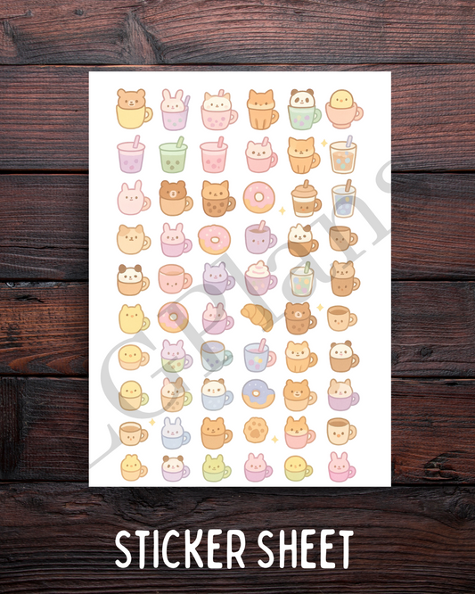 Mini Kawaii Cups & Animals