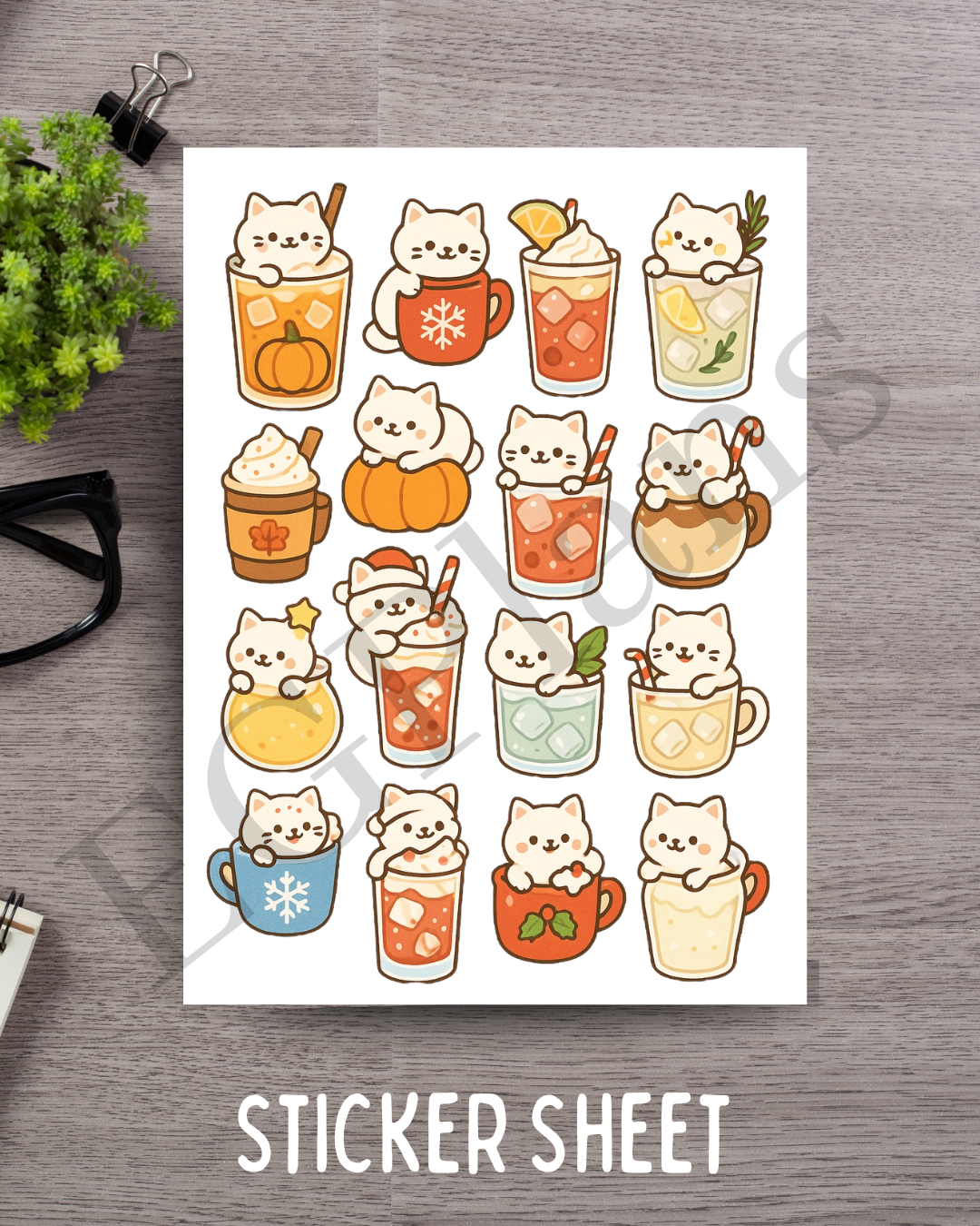 Kawaii Fall/Christmas Drinks