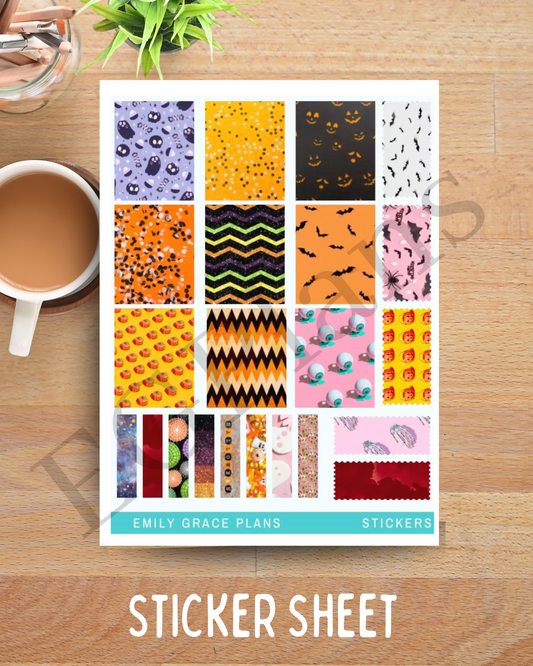 Halloween Planner Blocks
