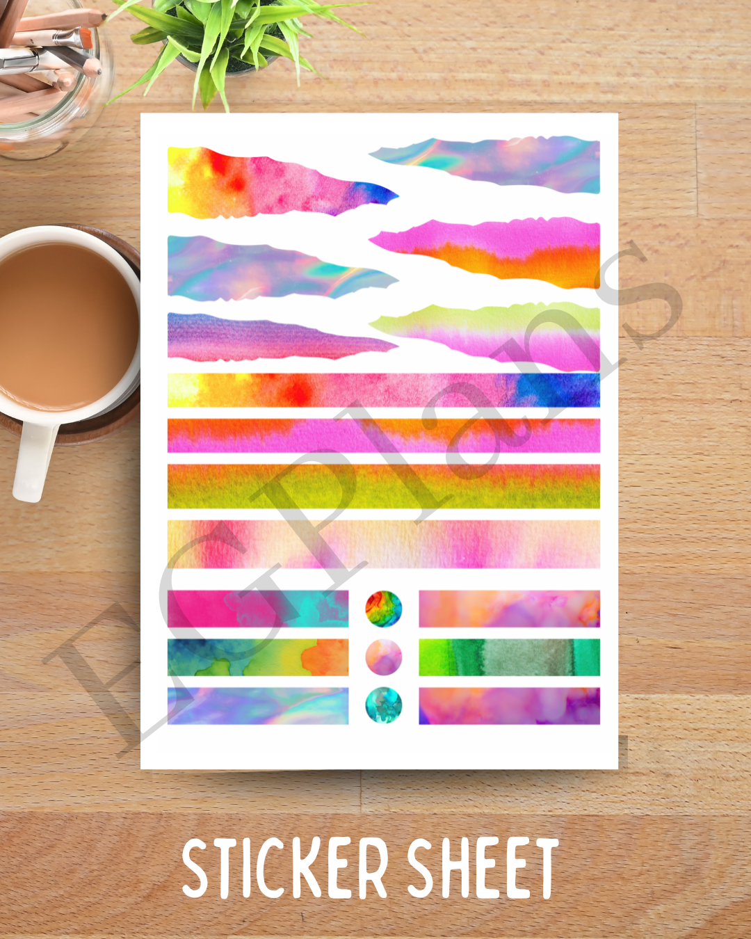 Bright Washi Strips