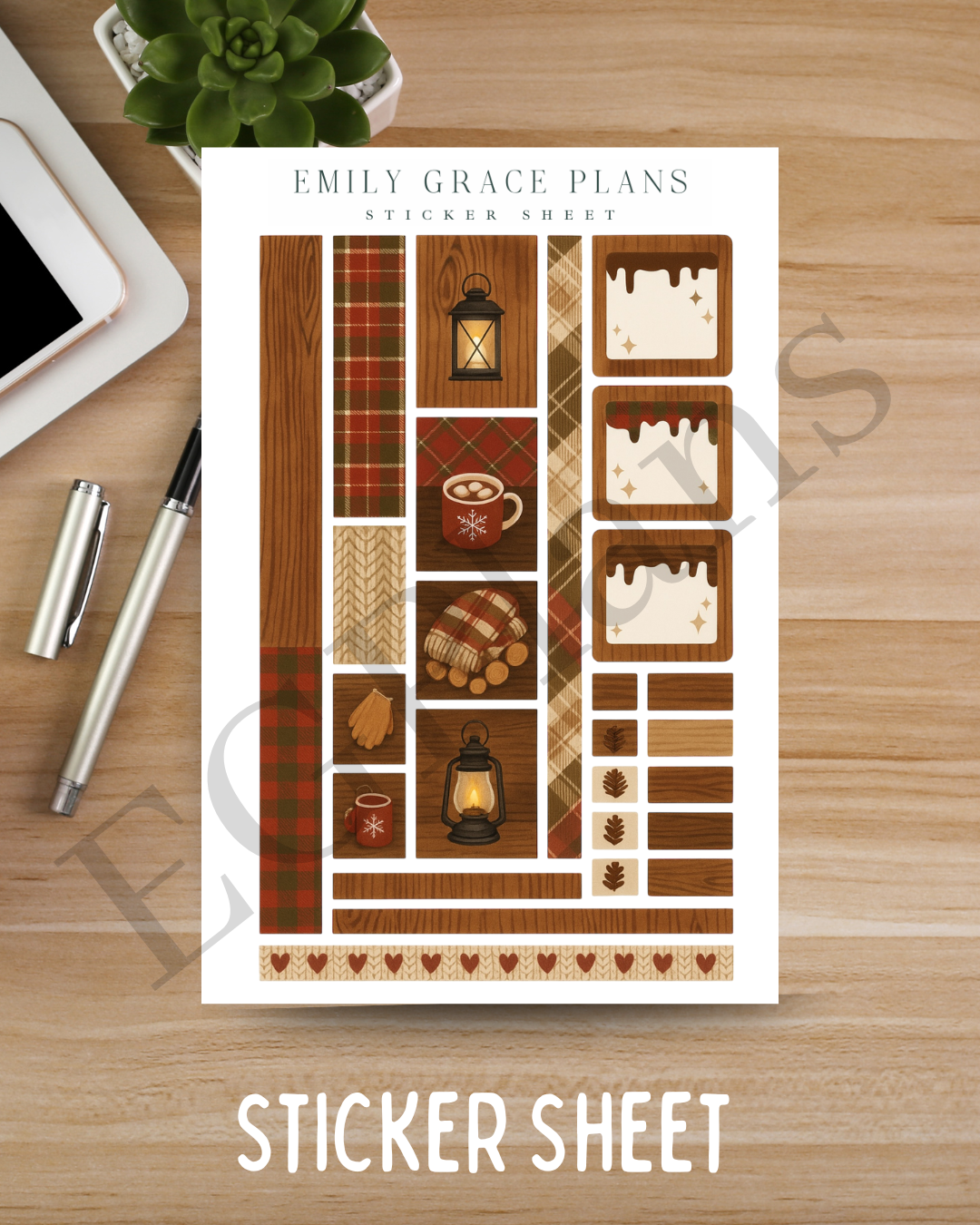 Rustic Christmas Planner Essentials