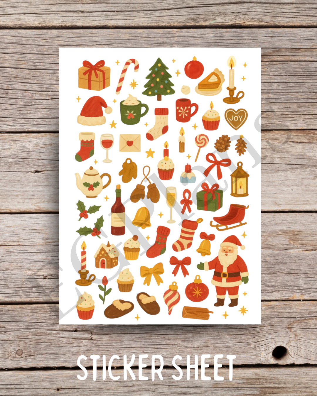 Christmas Mini Kawaii Stickers