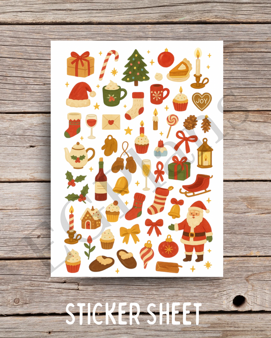 Christmas Mini Kawaii Stickers