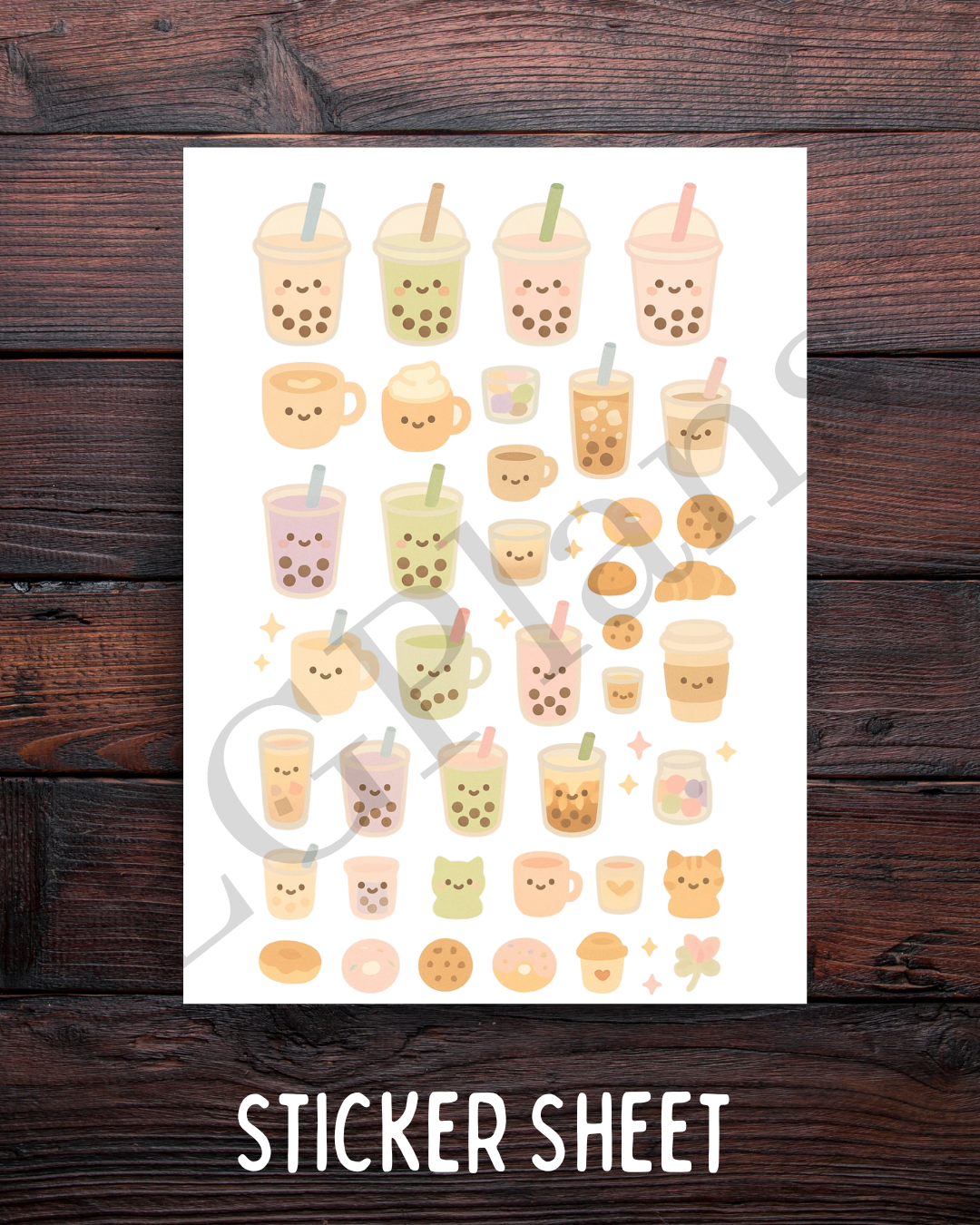 Mini Kawaii Boba Drinks