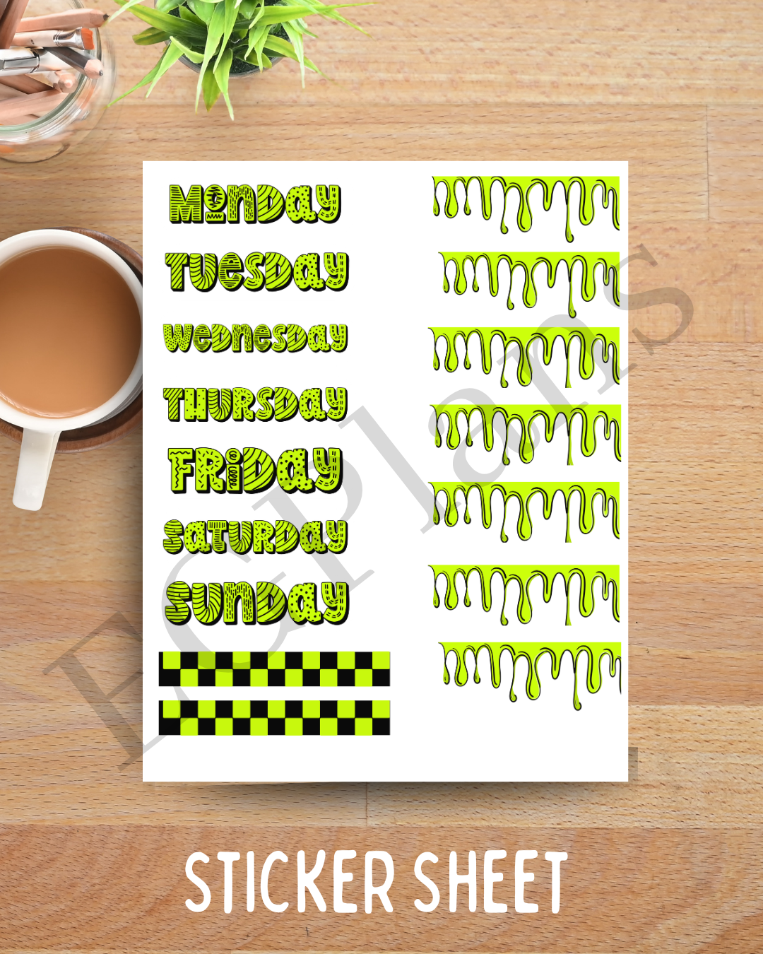 Planner Drips & Days