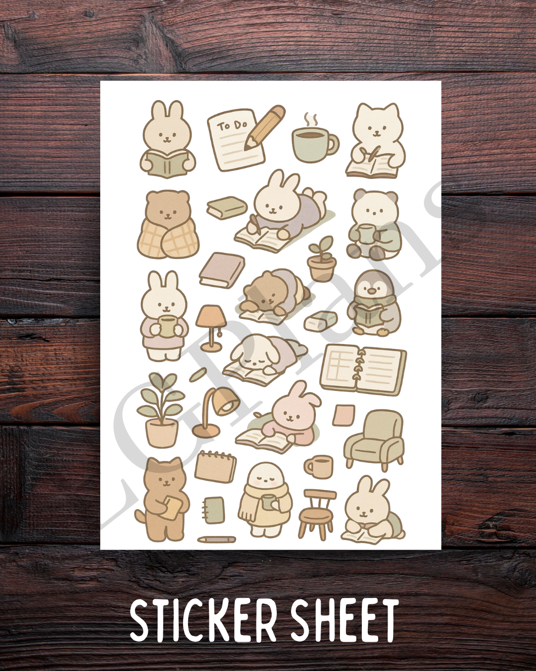 Kawaii Animals, Books and Planners