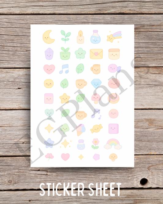 Mini Kawaii Stickers