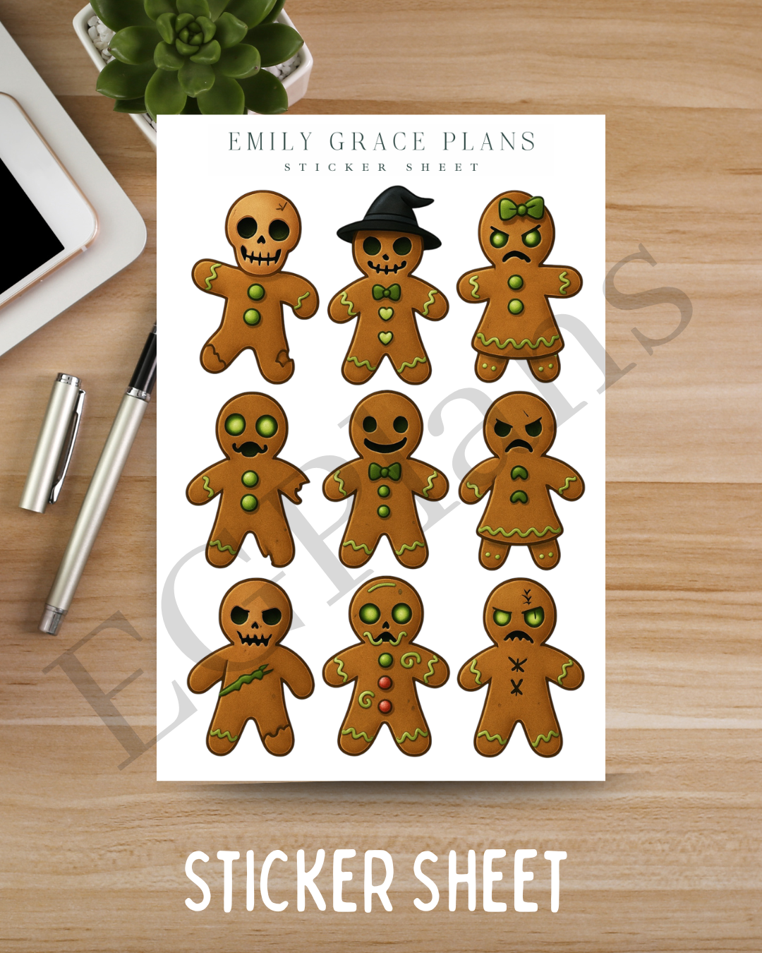 Creepmas Gingerbread Cookies