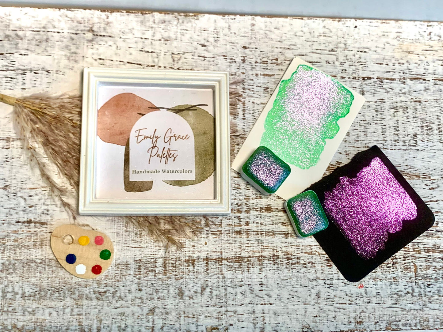 Hulk Colorshift | Handmade | Handmade Watercolors | Calligraphy | Hand Lettering | Chameleon Pigment